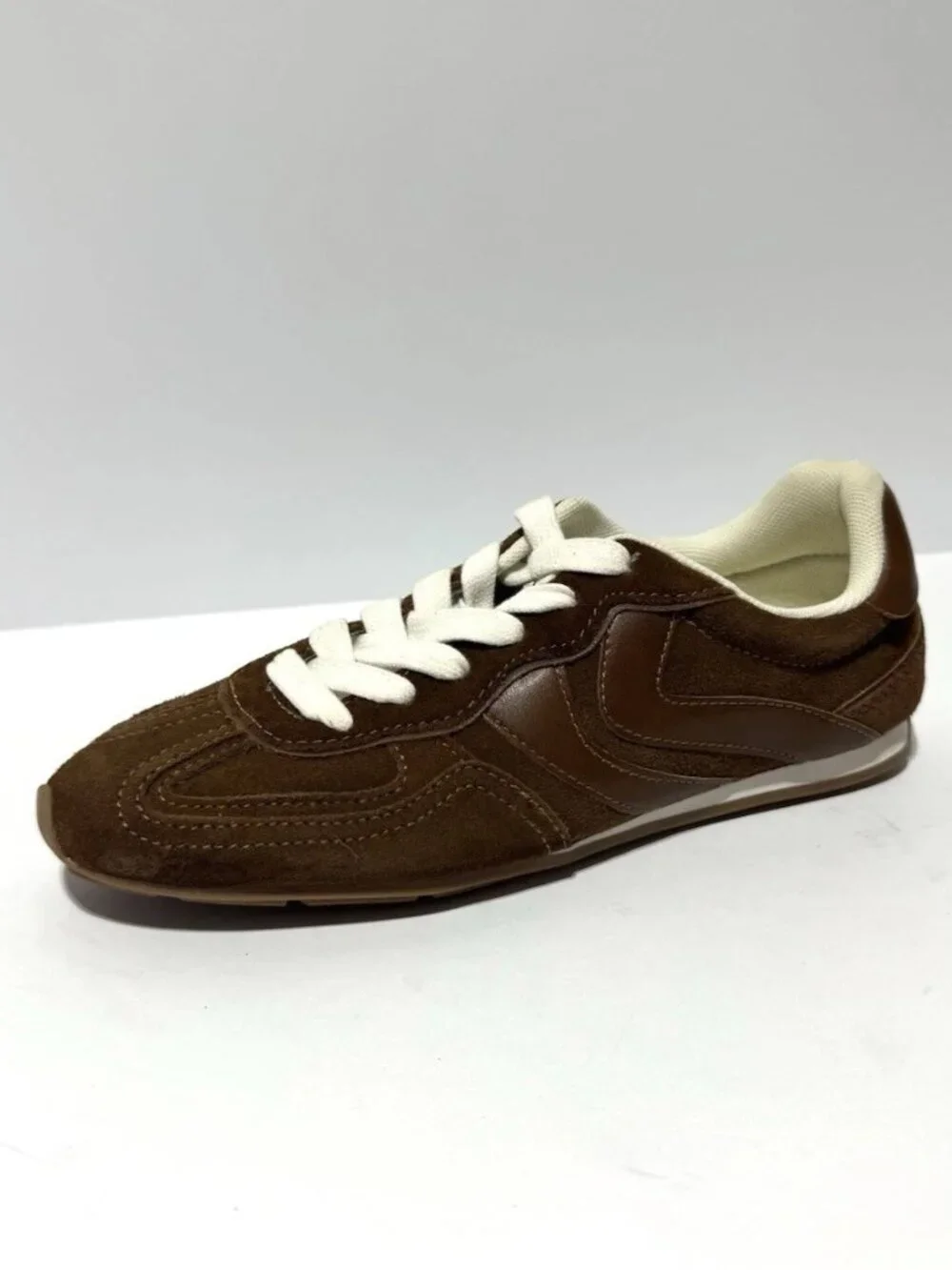 Steve Madden Womens Abbi Sneakers Chestnut Size 7 M